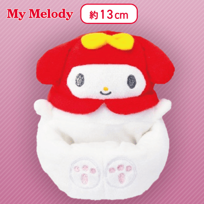 【マイメロディ（レッド）】 マイメロディクロミ ぬいぐるみスマホスタンド
