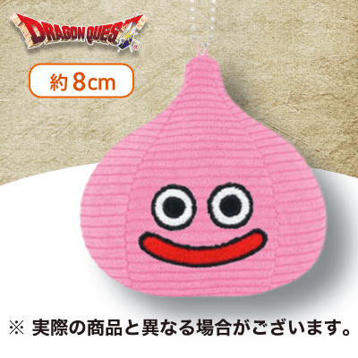 【ピーチスライム】ドラゴンクエスト　AM　小さなコーデュロイ生地ぬいぐるみ　スライムいっぱい