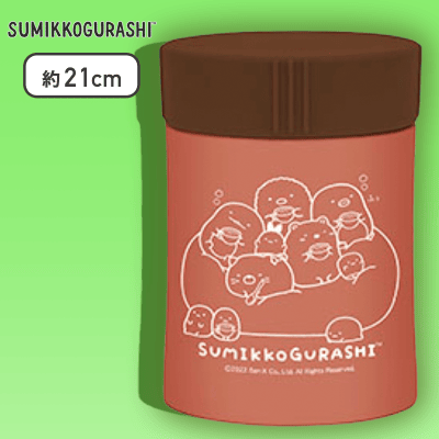 【レッド】すみっコぐらし ほかほかコーンスープ 真空ステンレススープジャー