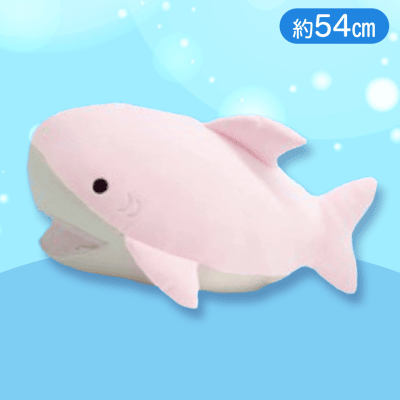 【ピンク】もちっこサメさんシャインカラーBIG