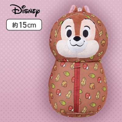 【チップ】ミッキー＆フレンズ　ねぶくろぬいぐるみ