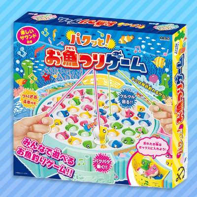 【ブルー】パクッと！お魚つりゲーム
