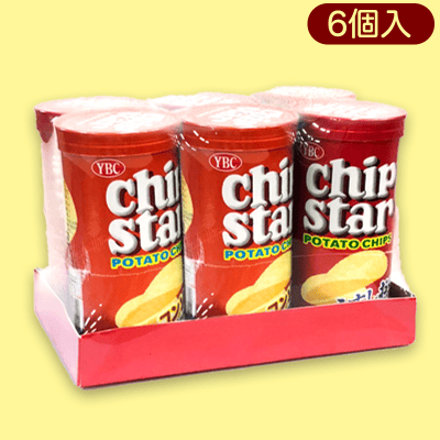 シュリンクパック チップスター6個※賞味期限:2023/9