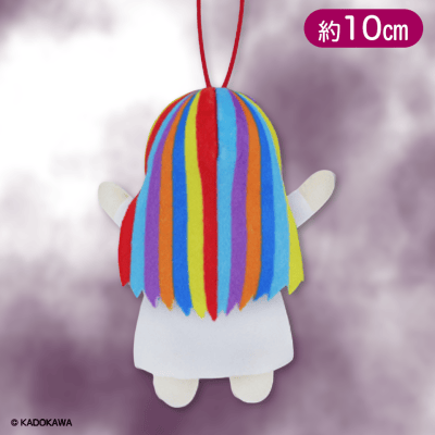 【レインボー】貞子　マスコットぬいぐるみ