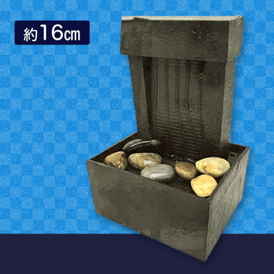 【石畳流水】卓上噴水　古都の泉5