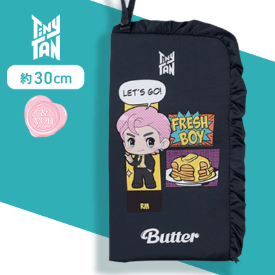 【RM】TinyTAN　CHUBBY COLLECTION　マルチポーチ〜Butter〜“RM＆Jin＆SUGA＆j-hope”