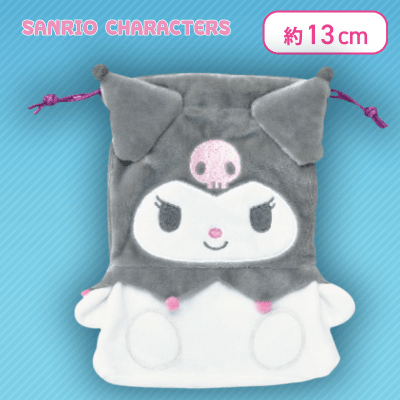 【クロミ】サンリオキャラクターズ ぬいぐるみ巾着
