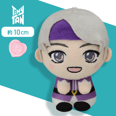 TinyTAN ＆you マスコット V】TinyTAN Purple Holidays & you モアプラスマスコット
