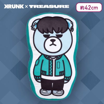 ASAHI】KRUNK×TREASURE 描き下ろしダイカットクッションvol.3 