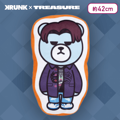 【JUNKYU】KRUNK×TREASURE　描き下ろしダイカットクッションvol.2