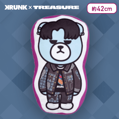 【PARK JEONG WOO】KRUNK×TREASURE　描き下ろしダイカットクッションvol.4