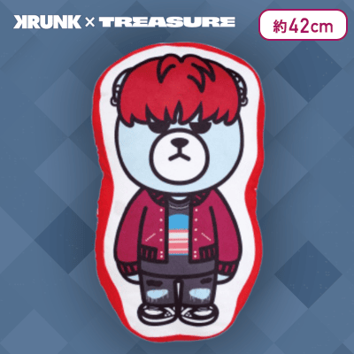 【YOSHI】KRUNK×TREASURE　描き下ろしダイカットクッションvol.1