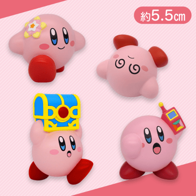 【4種1セット】星のカービィ 30th ころんとソフビ2