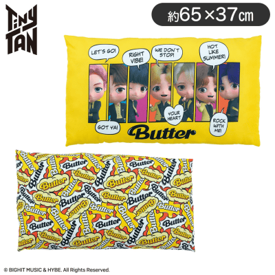 TinyTAN　Butter　プレミアムロングアートクッション