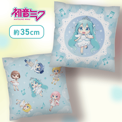 【のくはしVer】初音ミクシリーズ　プレミアムクッション“初音ミク 15th Anniversary”