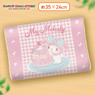 【マイメロディ】サンリオキャラクターズ ギンガムティータイム低反発まくら