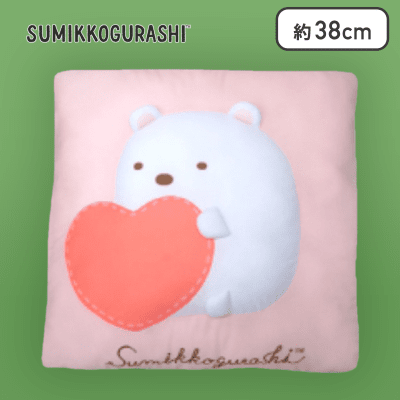 【しろくま】すみっコぐらし しろくまのてづくりぬいぐるみ とびだしクッション