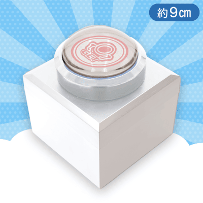 【ホワイト×クリア】7色に光る！クレーンゲームボタン