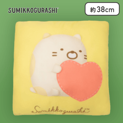 【ねこ】すみっコぐらし しろくまのてづくりぬいぐるみ とびだしクッション