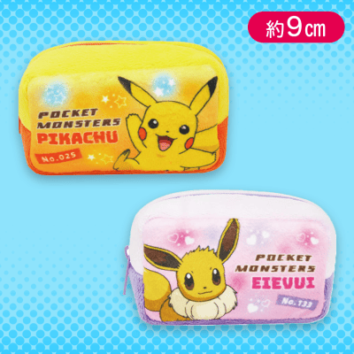 【ピカチュウ&イーブイ】ポケットモンスターミニポーチ2
