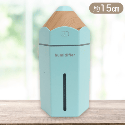 【ブルー】USBミニ加湿器 うるるペンシル