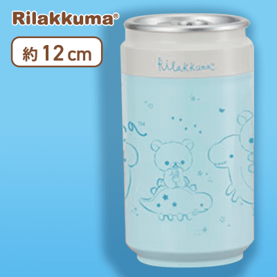 【ブルー】リラックマ きょうりゅうごっこ 缶型USB加湿器