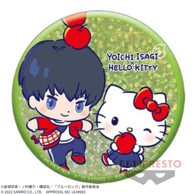 【潔世一】ブルーロック×キャラクターコラボ ホログラム缶バッジ