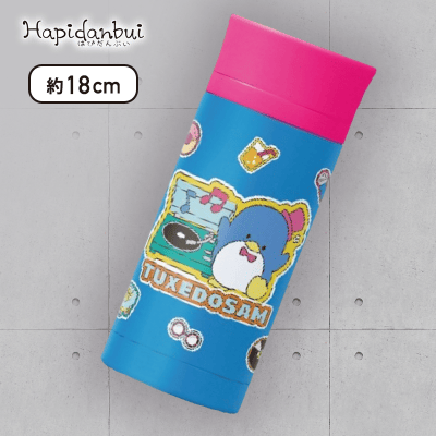 【タキシードサム】はぴだんぶい ポップステッカーステンレスボトル