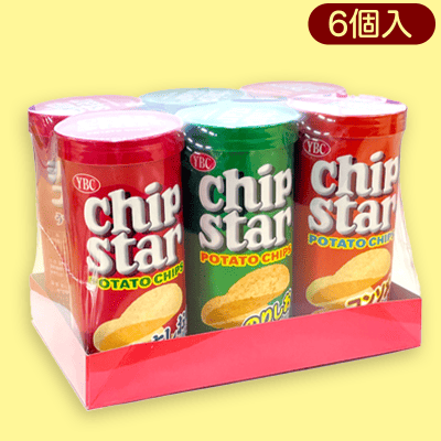 シュリンクパック チップスター6個※賞味期限:2023/11