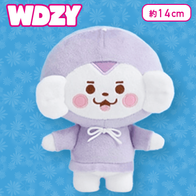 TUK（パープル）】WDZY モアプラスパステルカラーぬいぐるみ 