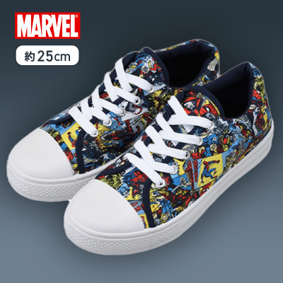 【コミックス柄（25cm）】MARVEL　スニーカー