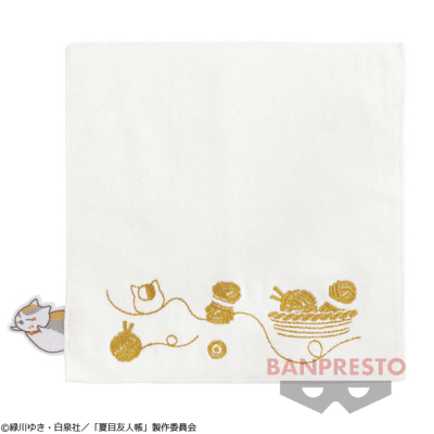 【イエロー】夏目友人帳 アップリケタオル