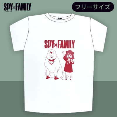 【ホワイト】SPY×FAMILY　ボトル入りTシャツアーニャAS