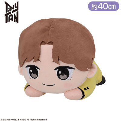 TinyTAN　寝そべり　メガジャンボぬいぐるみ〜Butter〜“V”