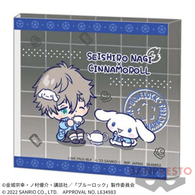 【凪誠士郎】『ブルーロック』×サンリオキャラクターズ アクリルブロック
