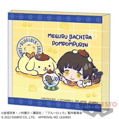 【蜂楽廻】『ブルーロック』×サンリオキャラクターズ アクリルブロック