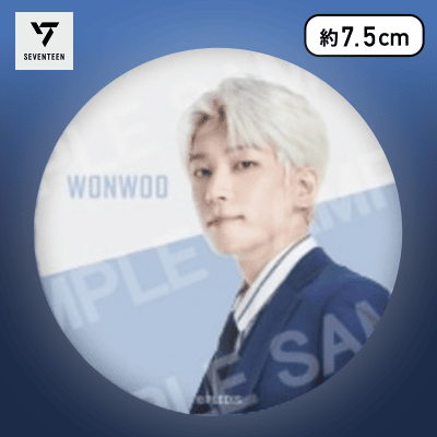 【WONWOO】SEVENTEEN　モアプラス缶バッジ