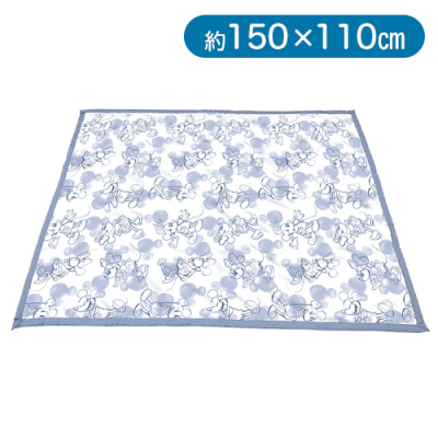 ミッキー＆ミニープラチナムザッカ掛け布団