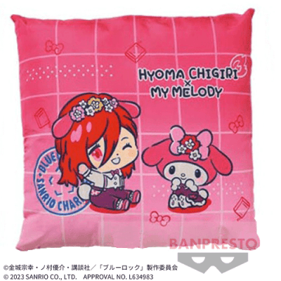 【千切豹馬】『ブルーロック』×サンリオキャラクターズ スクエアクッションvol.1