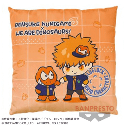 【國神錬介】『ブルーロック』×サンリオキャラクターズ スクエアクッションvol.1