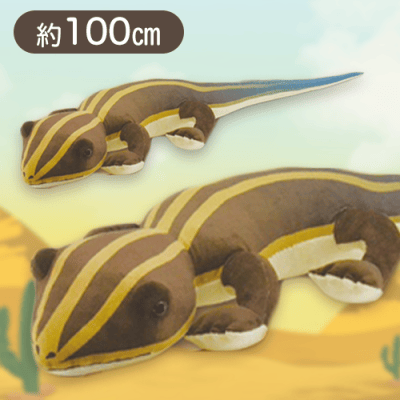フトアゴヒゲトカゲ＆レオパードゲッコー BIGぬいぐるみSET トカゲ 爬虫類 フトアゴヒゲトカゲ＆レオパードゲッコー BIGぬいぐるみSET