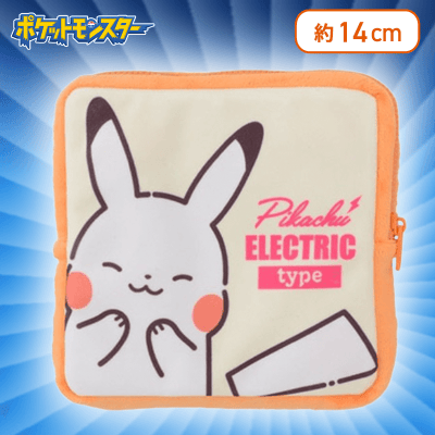 【スマイル】ポケットモンスター　Pikachuスクエアポーチ