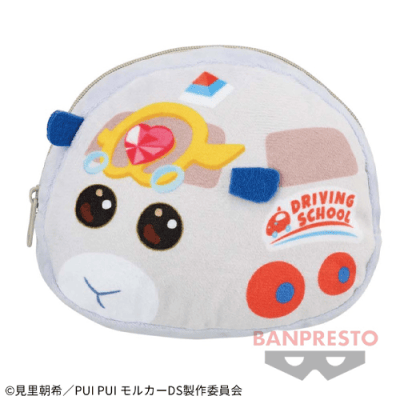 【魔法天使ペーター】PUI PUI モルカー DRIVING SCHOOL ぬいぐるみポーチ