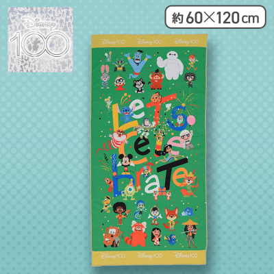 【デフォルメ】ディズニー100　プレミアムバスタオル