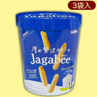厚め贅沢カットのJagabee クリームチーズ味バーレルBOX※賞味期限:2023/7/31