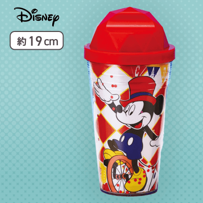 【ミッキー】ディズニーキャラクター　プレミアムグリッタータンブラー