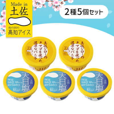 【5個セット】高知の素材を楽しむアイス