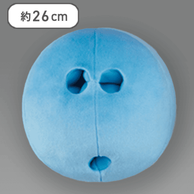【ブルー】FANS ボウリング球ぬいぐるみBIG