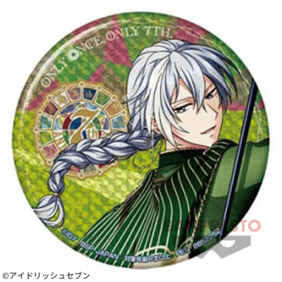 【千】アイドリッシュセブン ホログラム缶バッジ〜ONLY ONCE ONLY 7TH.