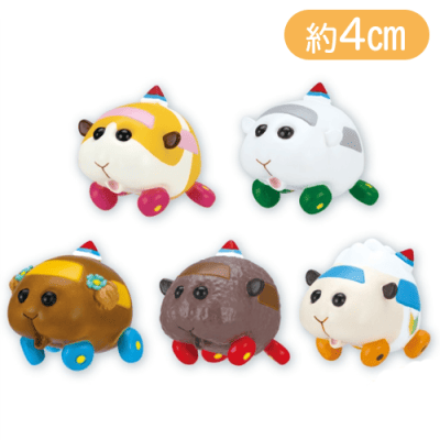 【5種1セット】PUI PUI モルカー インテリアミニフィギュア